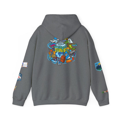 Vacation Mode Graphic Hoodie, Travel Enthusiast Unisex Hoodie,