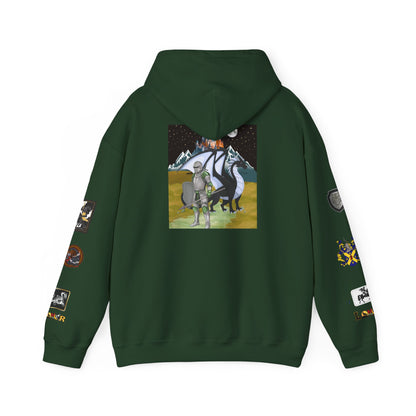 Medieval Themed Hoodie, Knights and Dragon Fans, Unisex Sweatshirt, Cosplay Costume