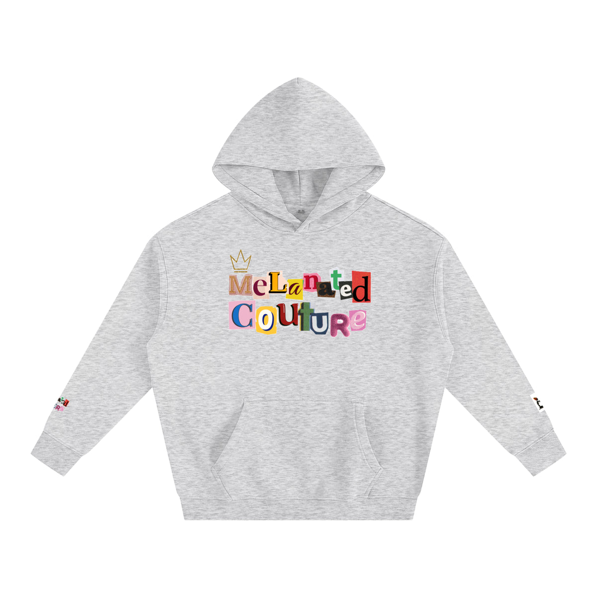 Crowned Black Woman Art Graphic Unisex Oversize Fleeced Hoodie ODMPOD