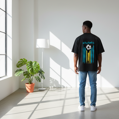 Bahamas Oversized Mesh V-Neck Soccer Jersey