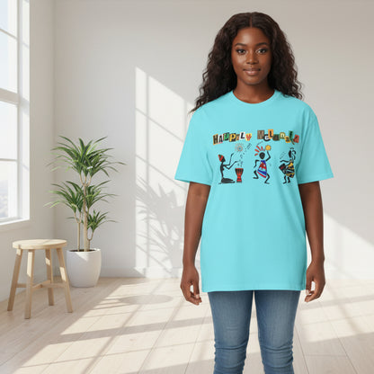 Handcrafted Afro Music Graphic Unisex T-shirt, Music Lover Tee, Ethnic Graphic Shirt