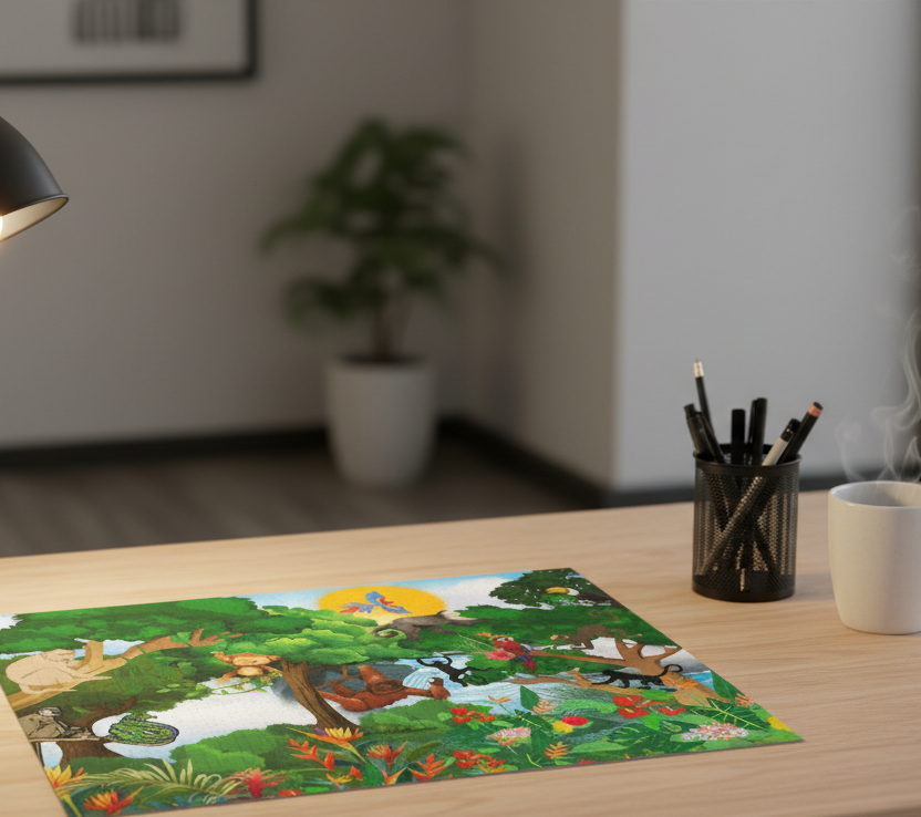 Nature-Themed Puzzle (120/252/500-Piece) – Fun for All Ages! Printify