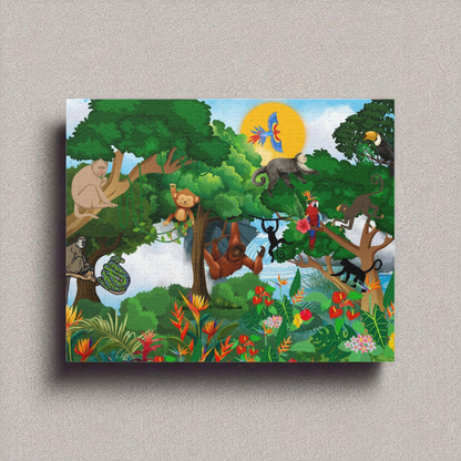Nature-Themed Puzzle (120/252/500-Piece) – Fun for All Ages!