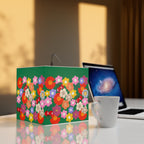 Floral Cube Lamp — Colorful Daisy Light Cube for Bedroom & Nursery Printify