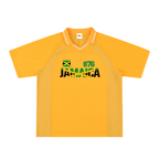 Jamaican Pride Themed Graphic V-Neck Unisex Soccer Jersey