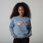 Galaxy Art Unisex Sweatshirt, Handcrafted Space Design Printify