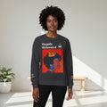 Afrocentric Graphic Sweatshirt - Black Art Unisex Lightweight Crewneck Printify