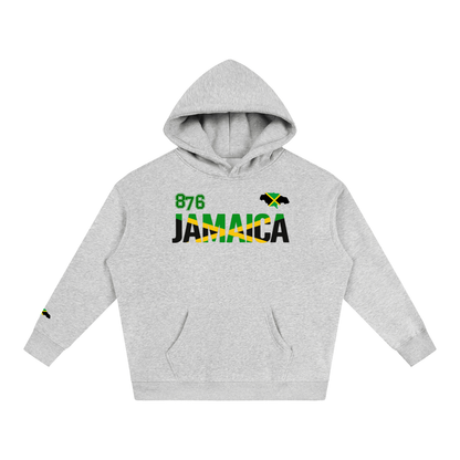 Jamaican Pride and Flag Themed Graphic Fleeced Unisex Hoodie
