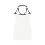 Ethiopia Flag Art Women's Binding Tight Halter Dress