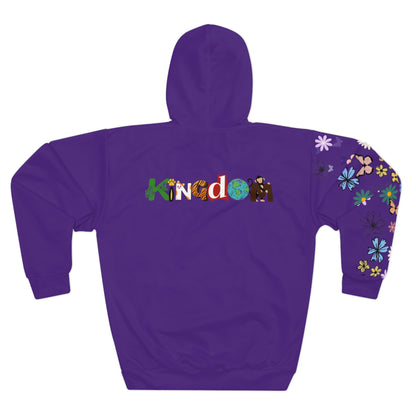 Elephant Floral Unisex Pullover Hoodie, Graphic Sweatshirt, Animal Lover Gift, Boho Clothing