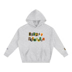 Afro Music Cartoon Unisex Oversize Fleeced Hoodie ODMPOD