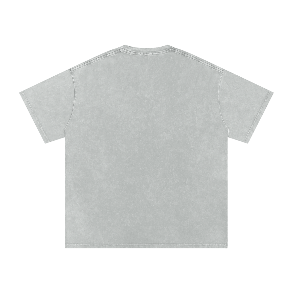 Unisex Oversized Cotton T-Shirt with Graphic Alien Art in Snow Wash