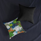Cozy Tiger Jungle Square Pillow - Perfect for Nature Lovers Printify