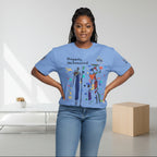 Ethnic Family Doodle Unisex Tee, Handcrafted Tshirt, Unique Family Shirt, Cultural Graphic Teee Printify