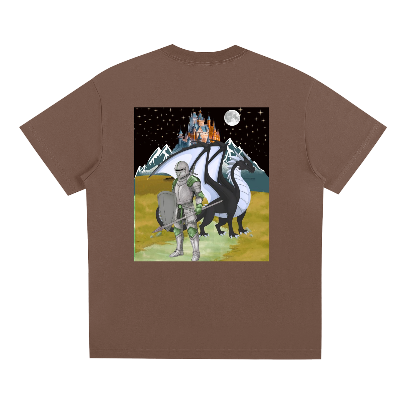 Medieval Themed Tee, Knights and Dragon Fans, Unisex Graphic T-shirt