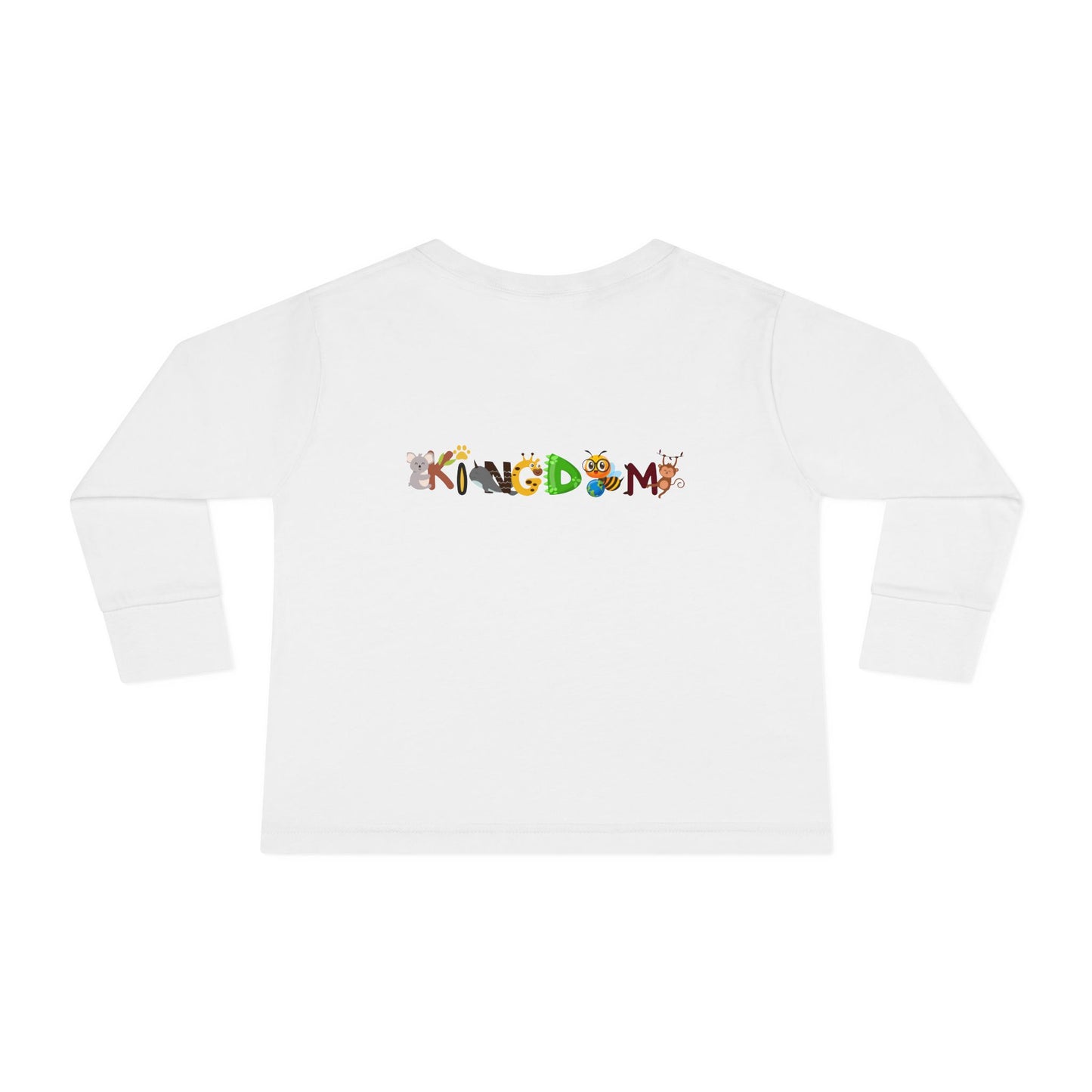 Whale Cartoon Graphic Toddler Tee, Kids Long Sleeve Shirt, Ocean Animal Children's Clothing