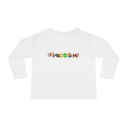 Whale Cartoon Graphic Toddler Tee, Kids Long Sleeve Shirt, Ocean Animal Children's Clothing