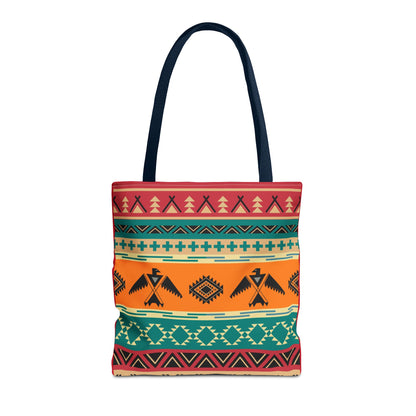 Southwestern Pattern Tote Bag - Native-Inspired Aztec Eagle Print