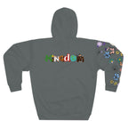 Elephant Floral Unisex Pullover Hoodie, Graphic Sweatshirt, Animal Lover Gift Printify