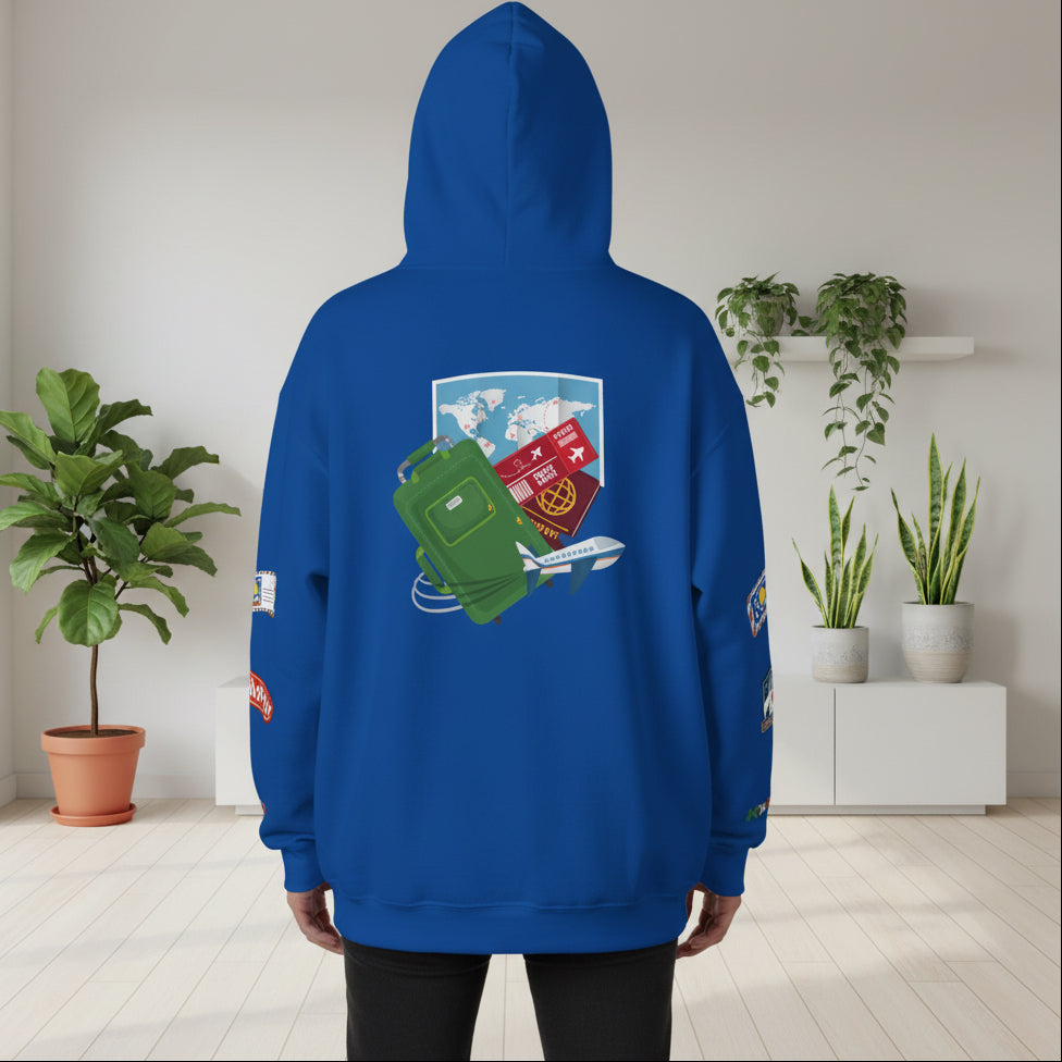 Vacation Mode Graphic Unisex Hoodie, Wanderlust Gift, Adventure Clothing, Travel Lover Pullover