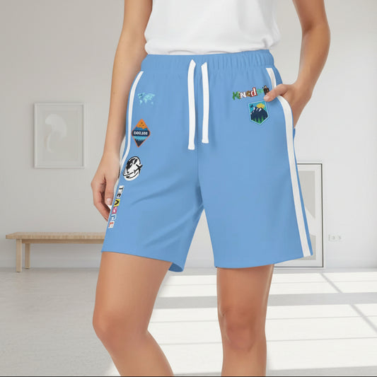 Adventure-Inspired Athletic Shorts, Casual Gym Wear, Perfect for Summer Activities