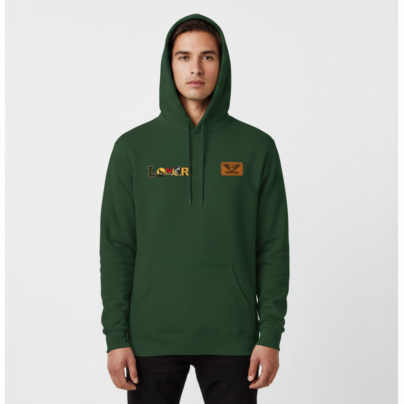 Tiger Graphic Hoodie, Lone Wolf Sweatshirt, Unisex Fleece Pullover, Softstyle, Cozy Animal Print Printify