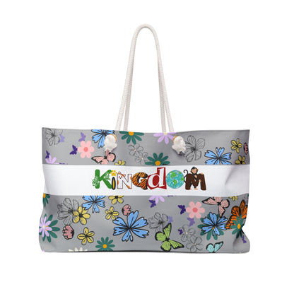 Vibrant Floral Kingdom Weekender Bag - Perfect for Travel & Beach