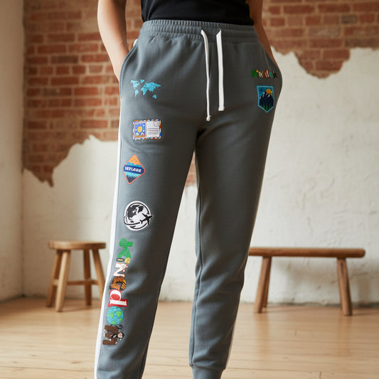 Travel-inspired Athletic Joggers For All, Everyday Fitness and Casual Wear Printify