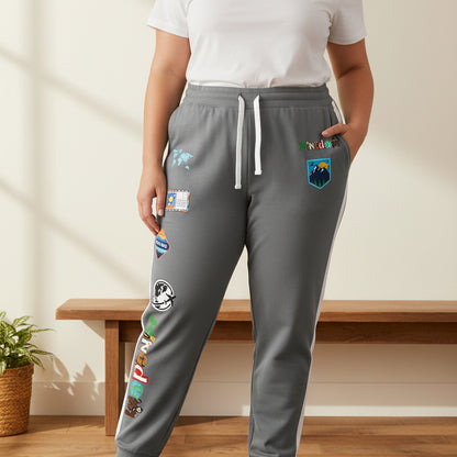 Travel-inspired Athletic Joggers For All, Everyday Fitness and Casual Wear Printify