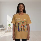 Ethnic Family Doodle Unisex Tee, Handcrafted Tshirt, Unique Family Shirt Printify