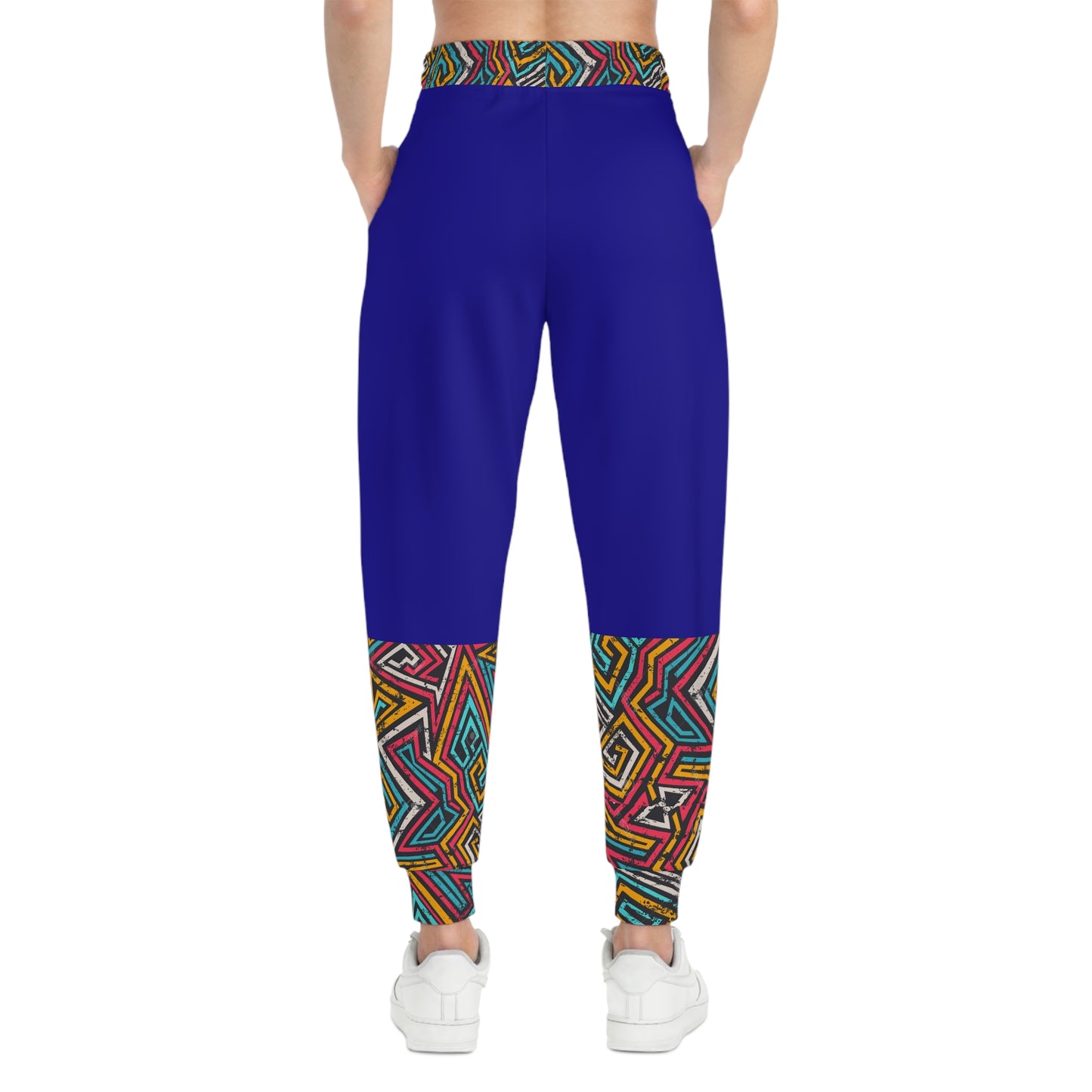 Afro Music Cartoon Art Athletic Joggers, Unisex Sweatpants, African Dance Jogging Pants