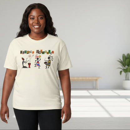 Handcrafted Afro Music Graphic Unisex T-shirt, Music Lover Tee, Ethnic Graphic Shirt