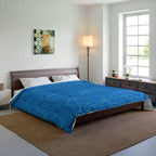 Floral Comforter, Botanical Bedding, Cozy Duvet Cover, Flower Print Quilt, Home Bedroom Decor Printify