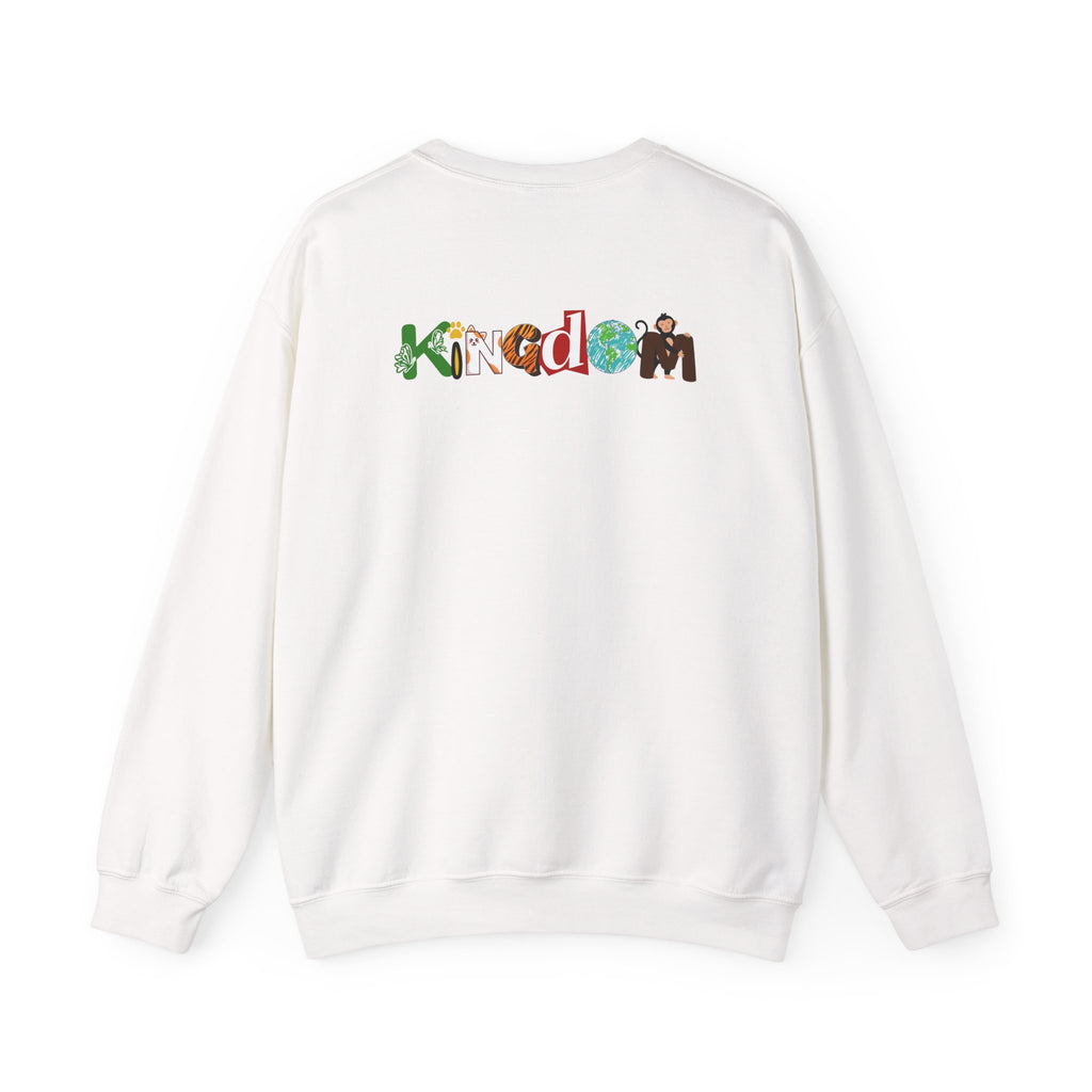 Panda Kingdom Crewneck Sweatshirt — Scenic Bamboo Forest Graphic Printify