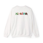 Panda Kingdom Crewneck Sweatshirt — Scenic Bamboo Forest Graphic Printify