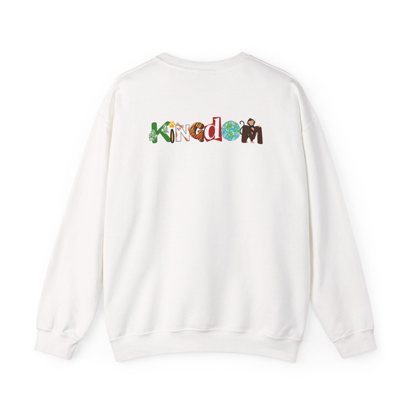 Panda Kingdom Crewneck Sweatshirt — Scenic Bamboo Forest Graphic