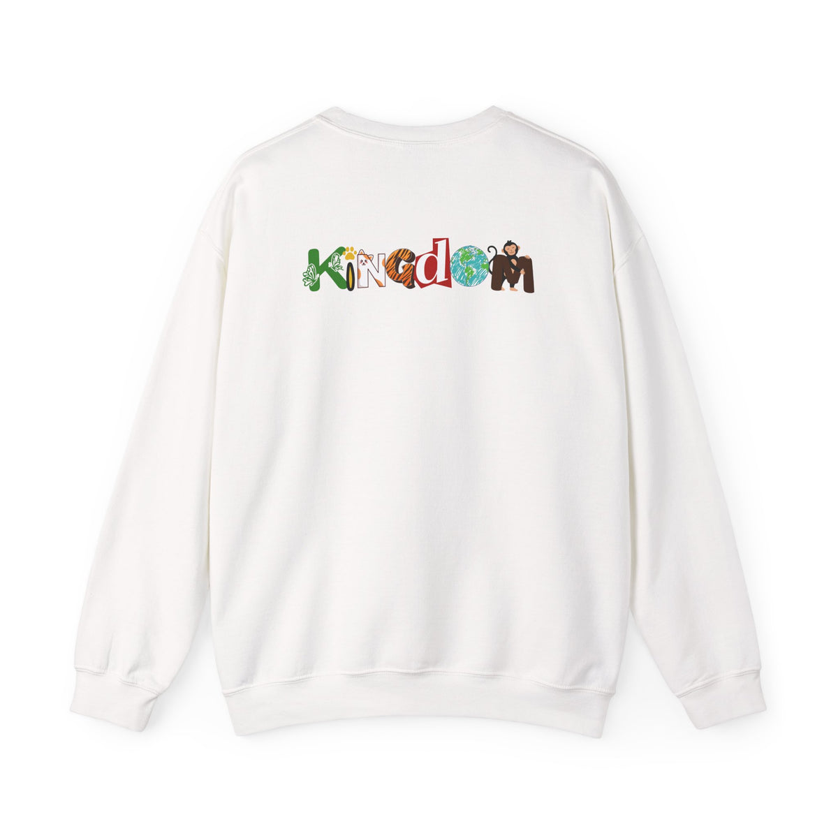 Panda Kingdom Crewneck Sweatshirt — Scenic Bamboo Forest Graphic Printify
