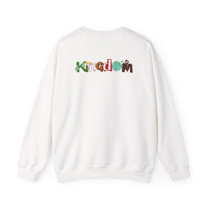 Panda Kingdom Crewneck Sweatshirt — Scenic Bamboo Forest Graphic