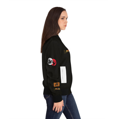 Gothic Jacket, Graphic Women's Coat, 3D Art Outerwear, Unique Hand Art Jacket, Fashionable Lightweight Jacket