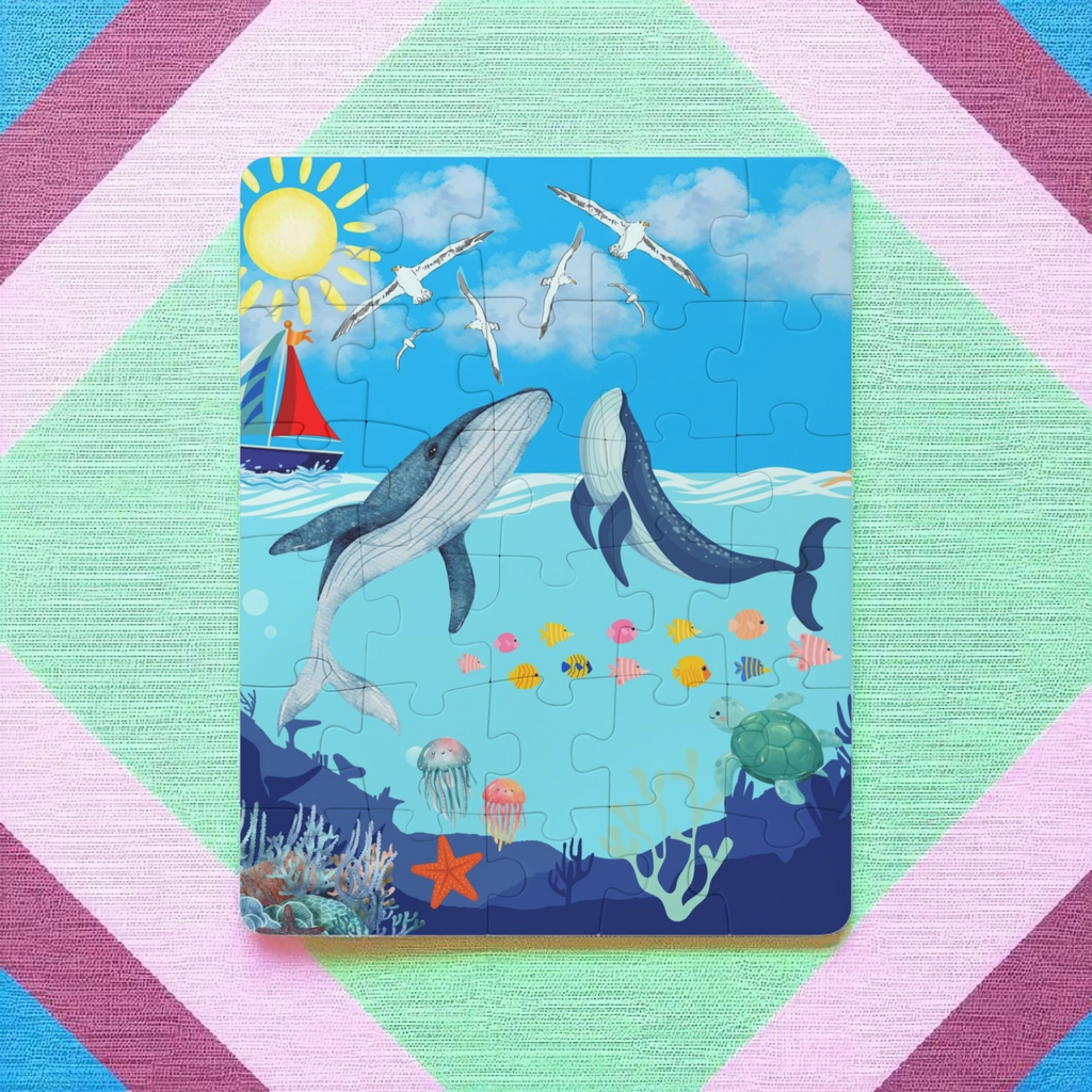 Ocean Adventure Kids' Puzzle - 30-Piece Printify