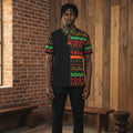 African Print Polo Shirt — Bold Kente-Inspired Pattern Printify