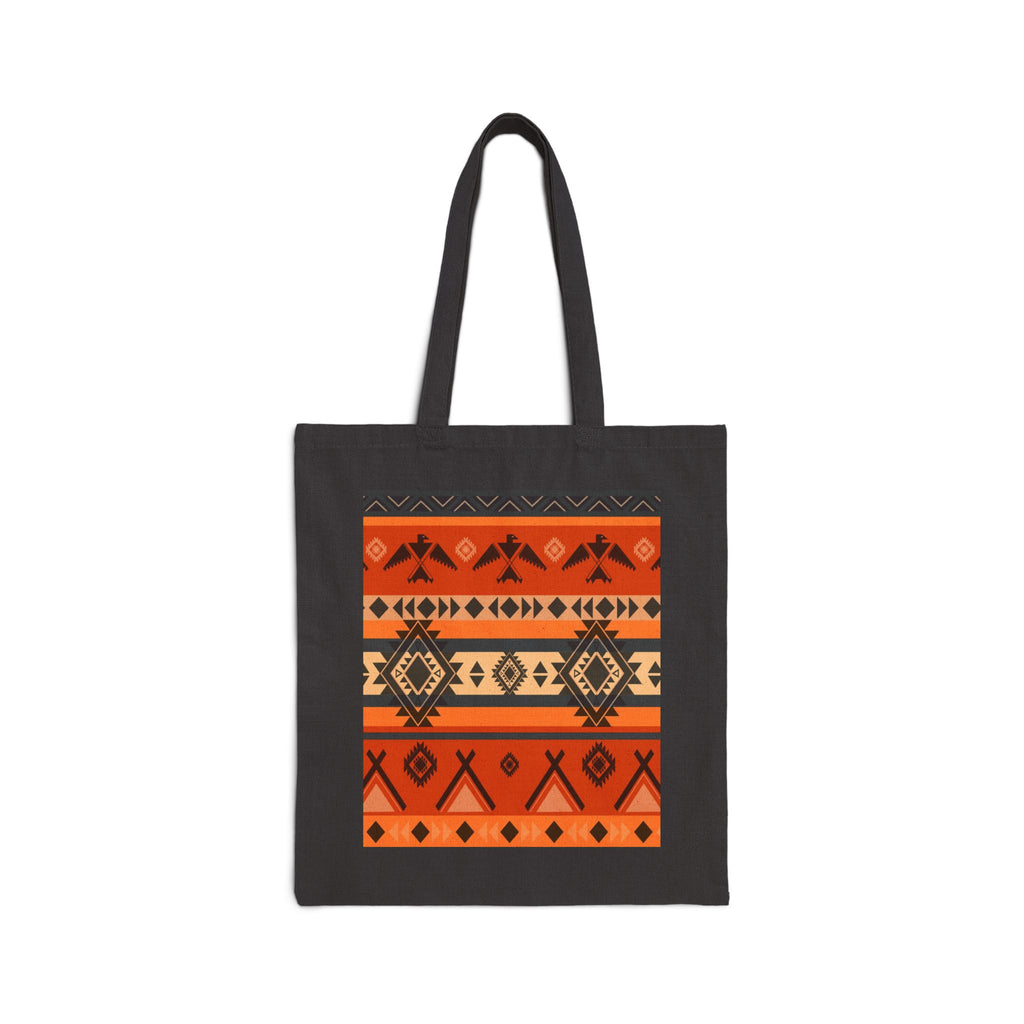 Southwestern Aztec Pattern Cotton Tote Bag