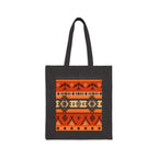 Southwestern Aztec Pattern Cotton Tote Bag