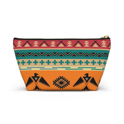 Southwestern Thunderbird Accessory Pouch — Tribal Pattern Makeup Bag