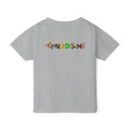 Toddler T‑Shirt — "Kingdom" Jungle Animals Design (Colorful Birds & Sunshine) Printify