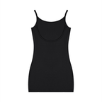 Women's Sleeveless Fitted Dress Featuring the Chilean Flag Design