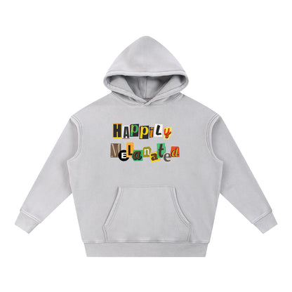Jazz Singer Art Hoodie, Snow Wash Fleece Oversize Unisex Hoodie