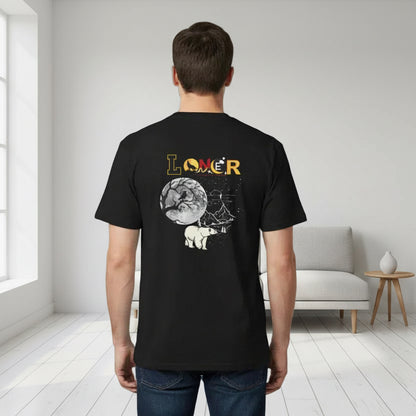 Polar Bear Graphic Tee, Wild Animals T-shirt, Introvert Theme Shirt, Unisex Tee, Animal Lover Gift, Wildlife Clothing