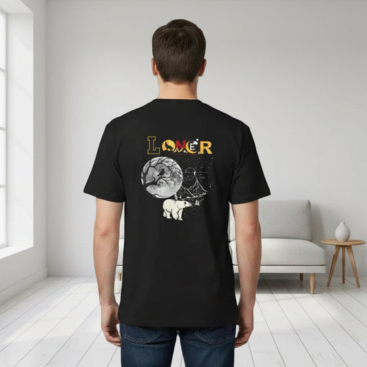 Polar Bear Graphic Tee, Wild Animals T-shirt, Introvert Theme Shirt, Unisex Tee, Animal Lover Gift, Wildlife Clothing