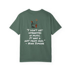 Afro Jazz Singer Graphic T-Shirt, Black History Music Tee, Unisex Garment-Dyed Shirt Printify